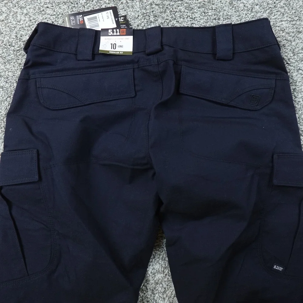 NEW 5.11 Tactical Pants Womens 10 Blue Stryke Flex Tac Cargo Utility Stretch EMS